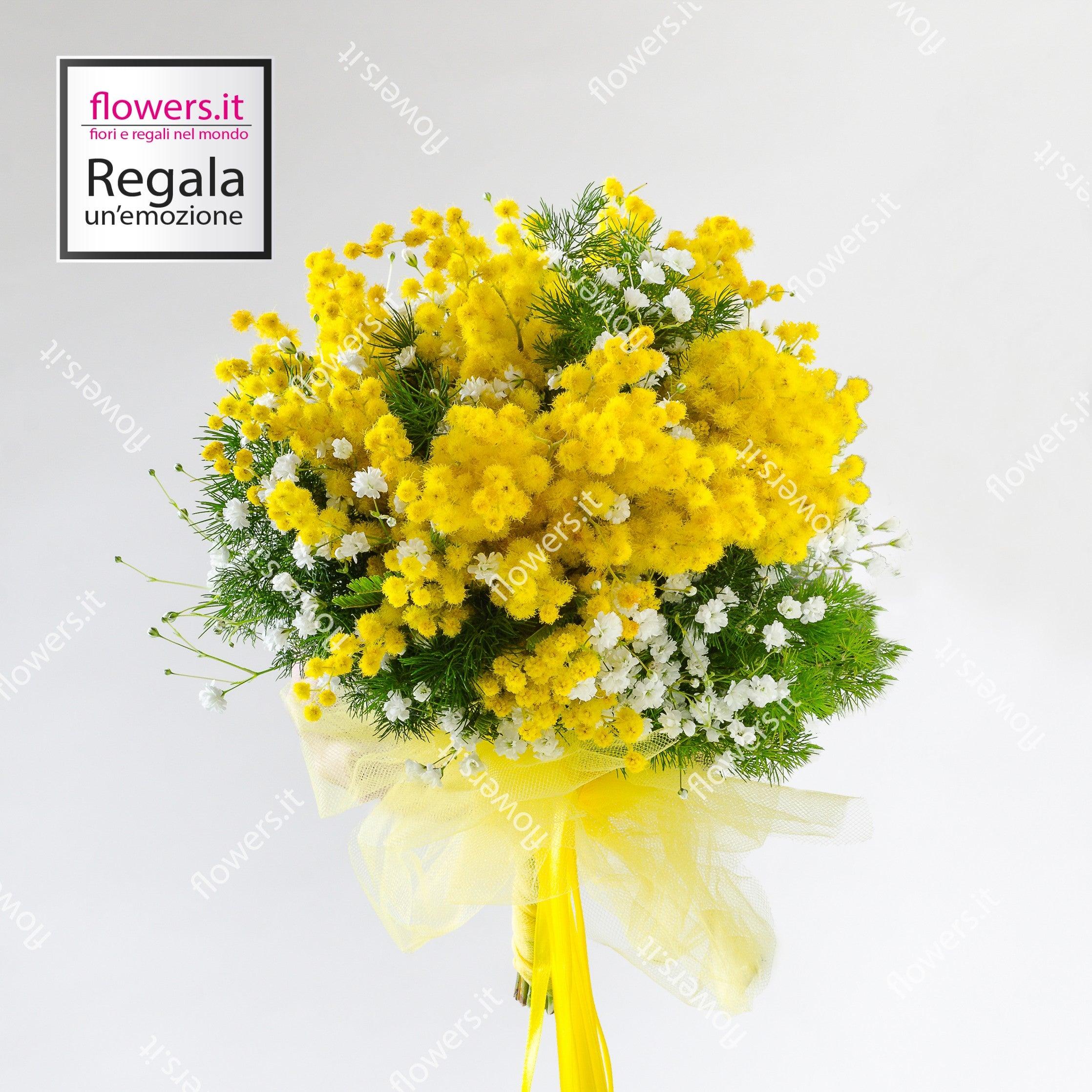 LA FORZA DELLE DONNE - Mimosa - Bouquet classico di mimosa. | Flowers Delivery Consegna Fiori a Domicilio